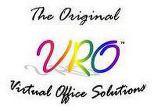 THE ORIGINAL VRO VIRTUAL OFFICE SOLUTIONS