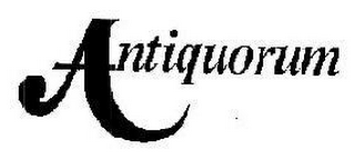 ANTIQUORUM