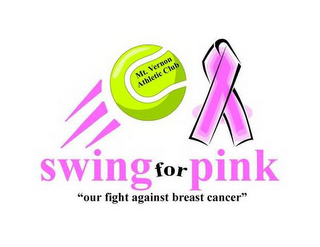 MT. VERNON ATHLETIC CLUB SWING FOR PINK "OUR FIGHT AGAINST BREAST CANCER"