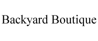 BACKYARD BOUTIQUE