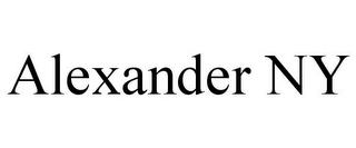 ALEXANDER NY