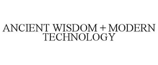 ANCIENT WISDOM + MODERN TECHNOLOGY