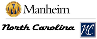 M MANHEIM NORTH CAROLINA NC