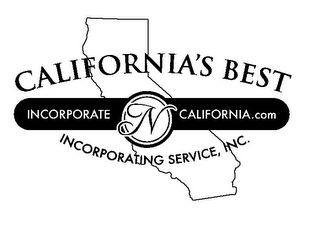 CALIFORNIA'S BEST INCORPORATE N CALIFORNIA.COM INCORPORATING SERVICE, INC.
