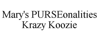 MARY'S PURSEONALITIES KRAZY KOOZIE