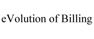 EVOLUTION OF BILLING