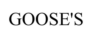 GOOSE'S