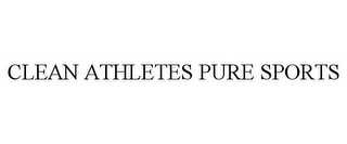 CLEAN ATHLETES PURE SPORTS