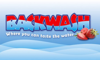 BACKWASH WHERE YOU CAN TASTE THE WATER