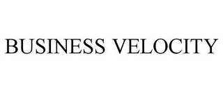 BUSINESS VELOCITY