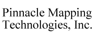 PINNACLE MAPPING TECHNOLOGIES, INC.