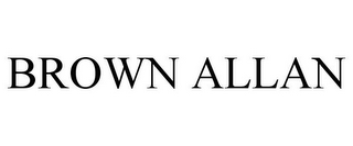 BROWN ALLAN