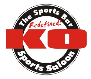 KO SPORTS SALOON THE SPORTS BAR REDEFINED!