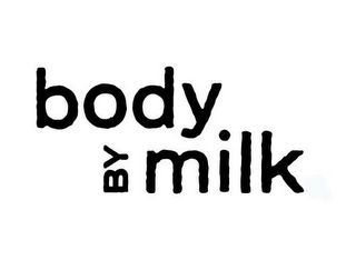 BODY BY MILK