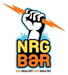 NRG BAR EAT HEALTHY LIVE HEALTHY