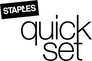 STAPLES QUICK SET