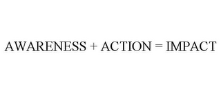 AWARENESS + ACTION = IMPACT