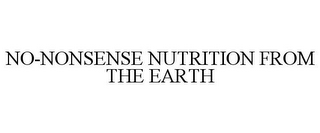 NO-NONSENSE NUTRITION FROM THE EARTH