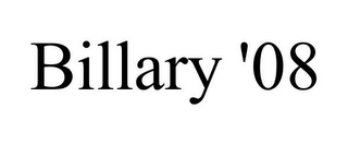 BILLARY '08