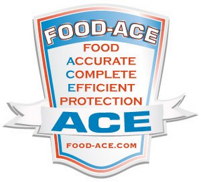 FOOD-ACE FOOD ACCURATE COMPLETE EFFICIENT PROTECTION ACE FOOD-ACE.COM