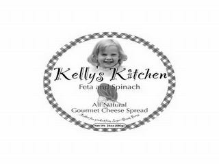 KELLY'S KITCHEN FETA AND SPINACH ALL NATURAL GOURMET CHEESE SPREAD ANOTHER FINE PRODUCT FROM SUGAR BROOK FARMS