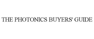 THE PHOTONICS BUYERS' GUIDE