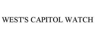 WEST'S CAPITOL WATCH