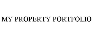 MY PROPERTY PORTFOLIO