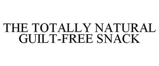 THE TOTALLY NATURAL GUILT-FREE SNACK