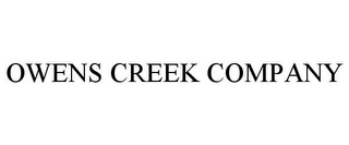 OWENS CREEK COMPANY