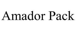 AMADOR PACK