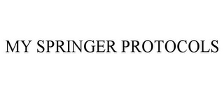 MY SPRINGER PROTOCOLS