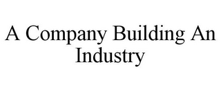 A COMPANY BUILDING AN INDUSTRY