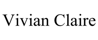 VIVIAN CLAIRE