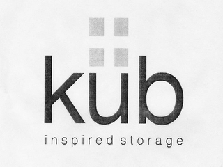 KUB INSPIRED STORAGE