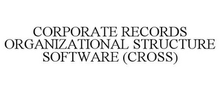 CORPORATE RECORDS ORGANIZATIONAL STRUCTURE SOFTWARE (CROSS)