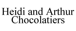 HEIDI AND ARTHUR CHOCOLATIERS