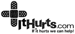 ITHURTS.COM IF IT HURTS WE CAN HELP!