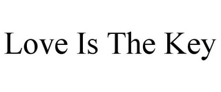 LOVE IS THE KEY