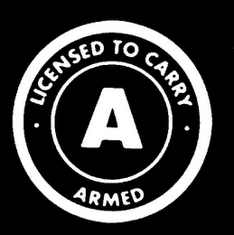 LICENSED TO CARRY ARMED A