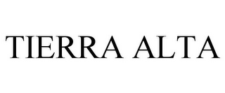 TIERRA ALTA