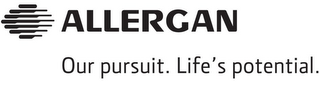 ALLERGAN OUR PURSUIT. LIFE'S POTENTIAL.