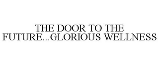 THE DOOR TO THE FUTURE...GLORIOUS WELLNESS