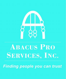 ABACUS PRO SERVICES, INC. FINDING PEOPLE YOU CAN TRUST