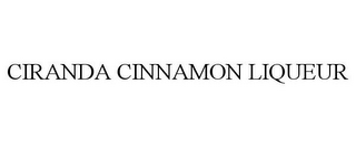 CIRANDA CINNAMON LIQUEUR