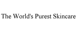 THE WORLD'S PUREST SKINCARE
