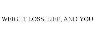 WEIGHT LOSS, LIFE, AND YOU