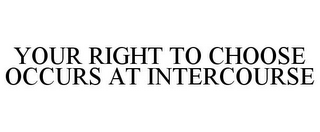 YOUR RIGHT TO CHOOSE OCCURS AT INTERCOURSE