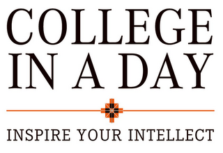 COLLEGE IN A DAY INSPIRE YOUR INTELLECT