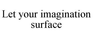 LET YOUR IMAGINATION SURFACE